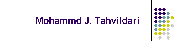 Mohammd J. Tahvildari